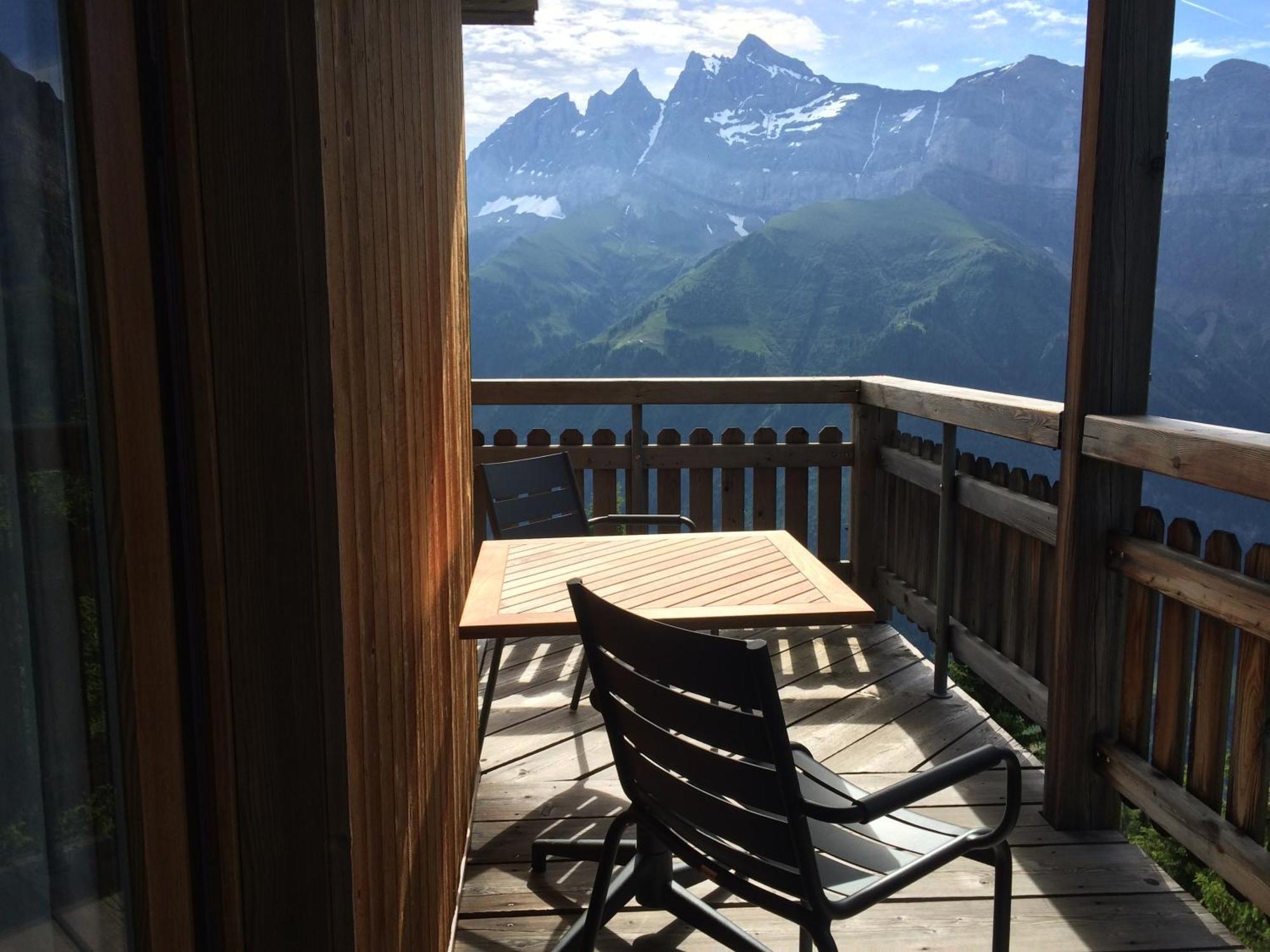 Plein Ciel - Hotel D'Altitude A 1800M Champéry Oda fotoğraf
